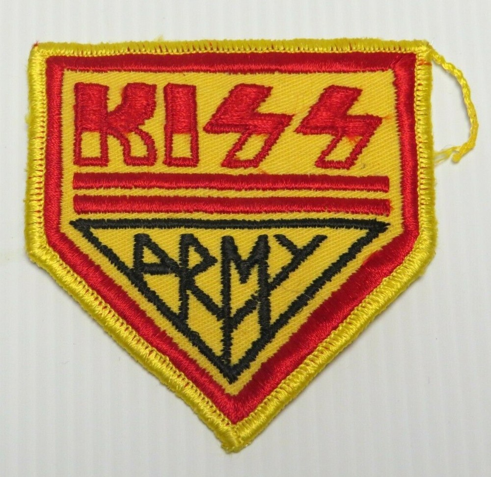 KISS ARMY LOGO PATCH 1981 UK