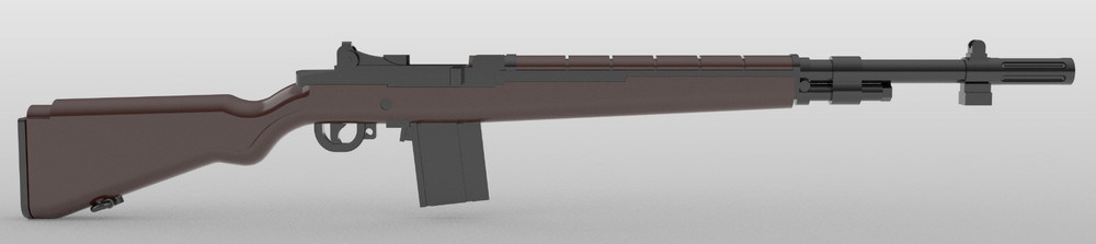 1/24 Scale Battleground M-14 Rifle