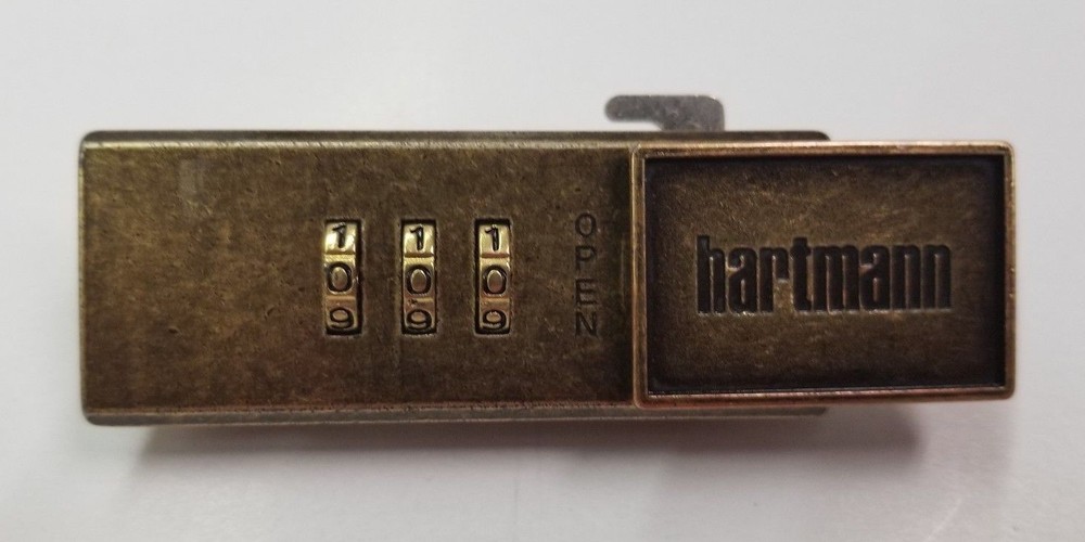 Hartmann Luggage Replacement 3 Dial Combination Lock for Briefcase and Suitcases