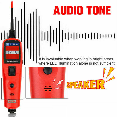 2024 Autel PowerScan PS100 Car Electrical System 12V/24V AVOmeter Circuit Tester
