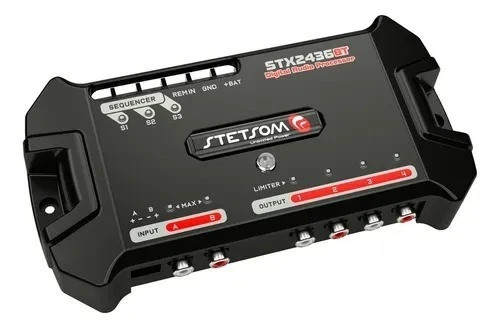 Stetsom STX2436 Bluetooth Audio Processor - 2 In 4 Out Digital DSP Crossover