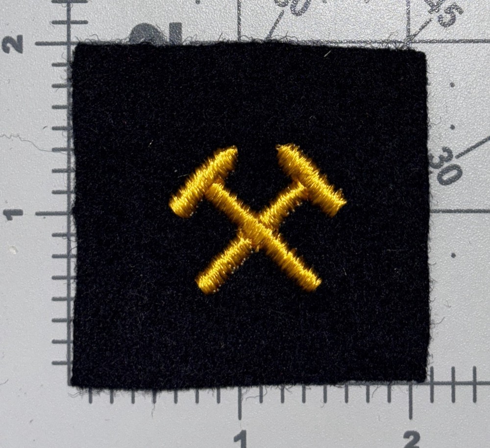 USMC Shipboard Marine Metalsmith Cuff Patch Inv# K2354