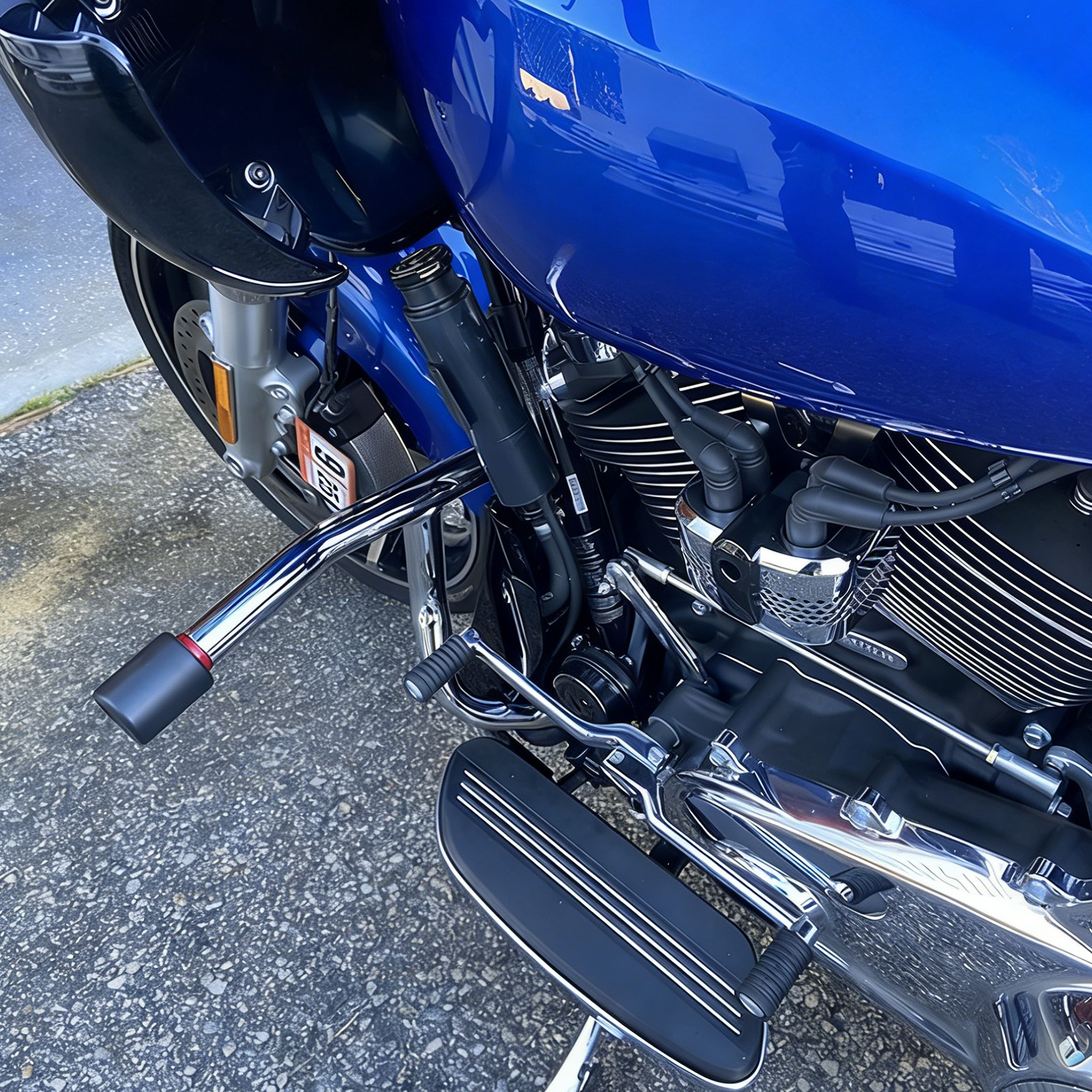 Chrome Front Highway Engine Guard Crash Bar For Harley Touring Models 2014-2026