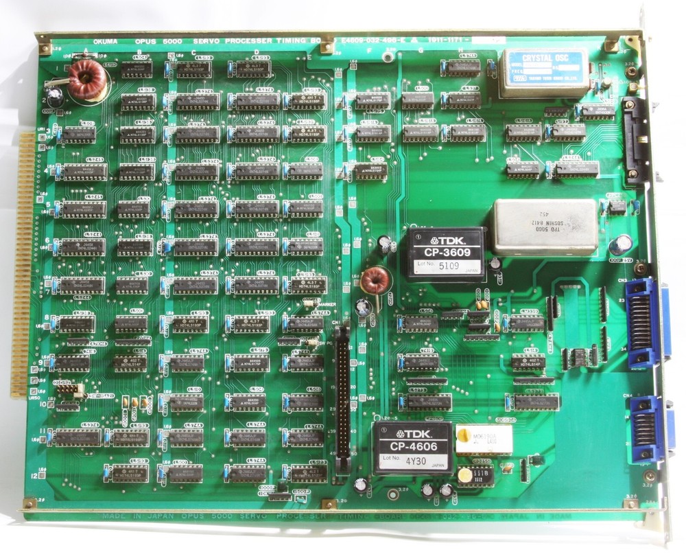 Okuma Servo Processer Timing Board E4809-032-496-E Opus 5000