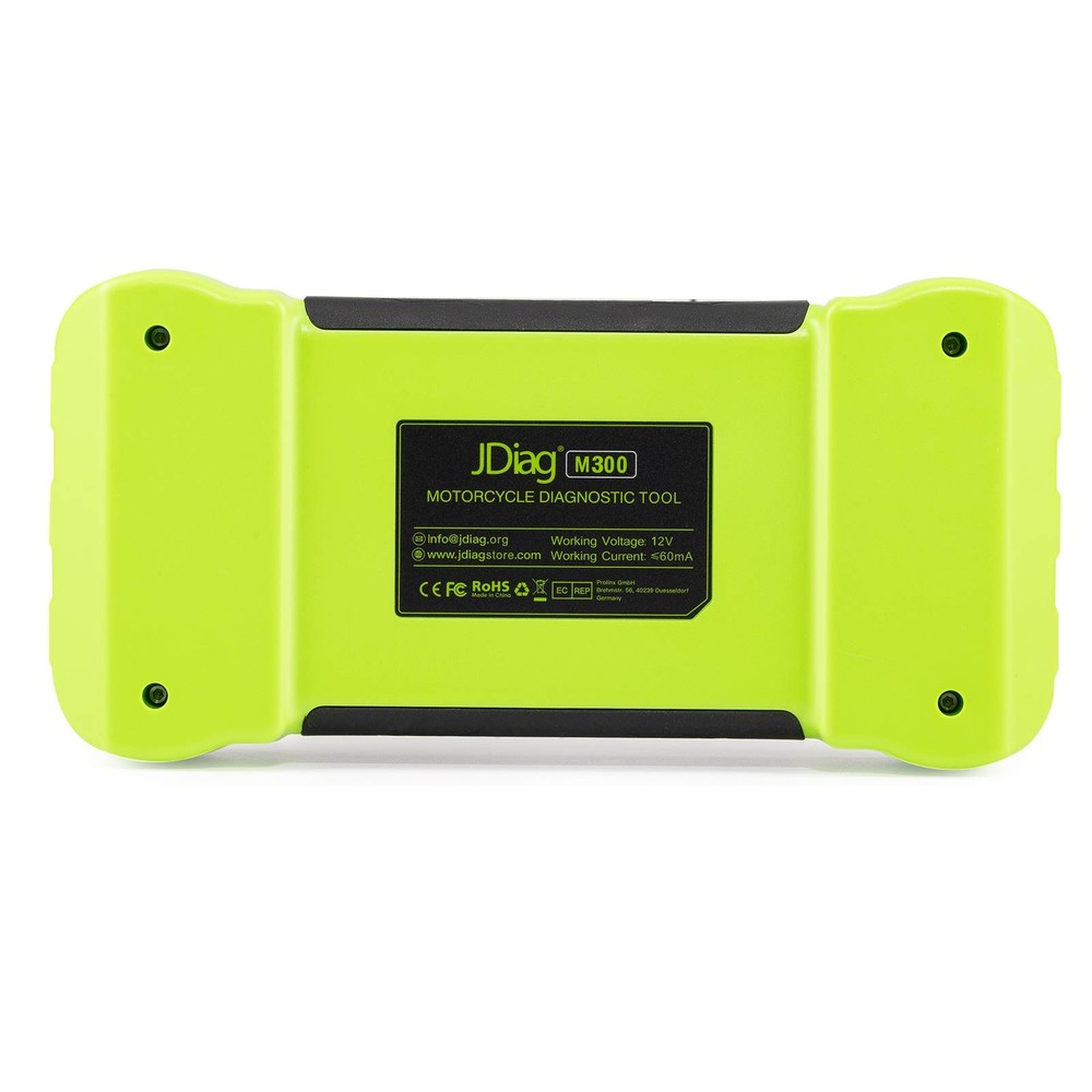 JDiag M300 Motorcycle Diagnostic OBD2 Scanner Full Version Dual System Testing