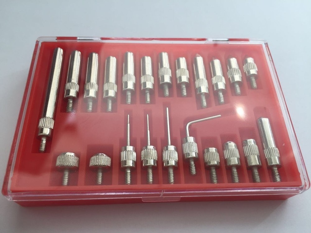 22 Piece Dial Electronic Indicator Point Set Inch Thread 4-48 Measurement Tool