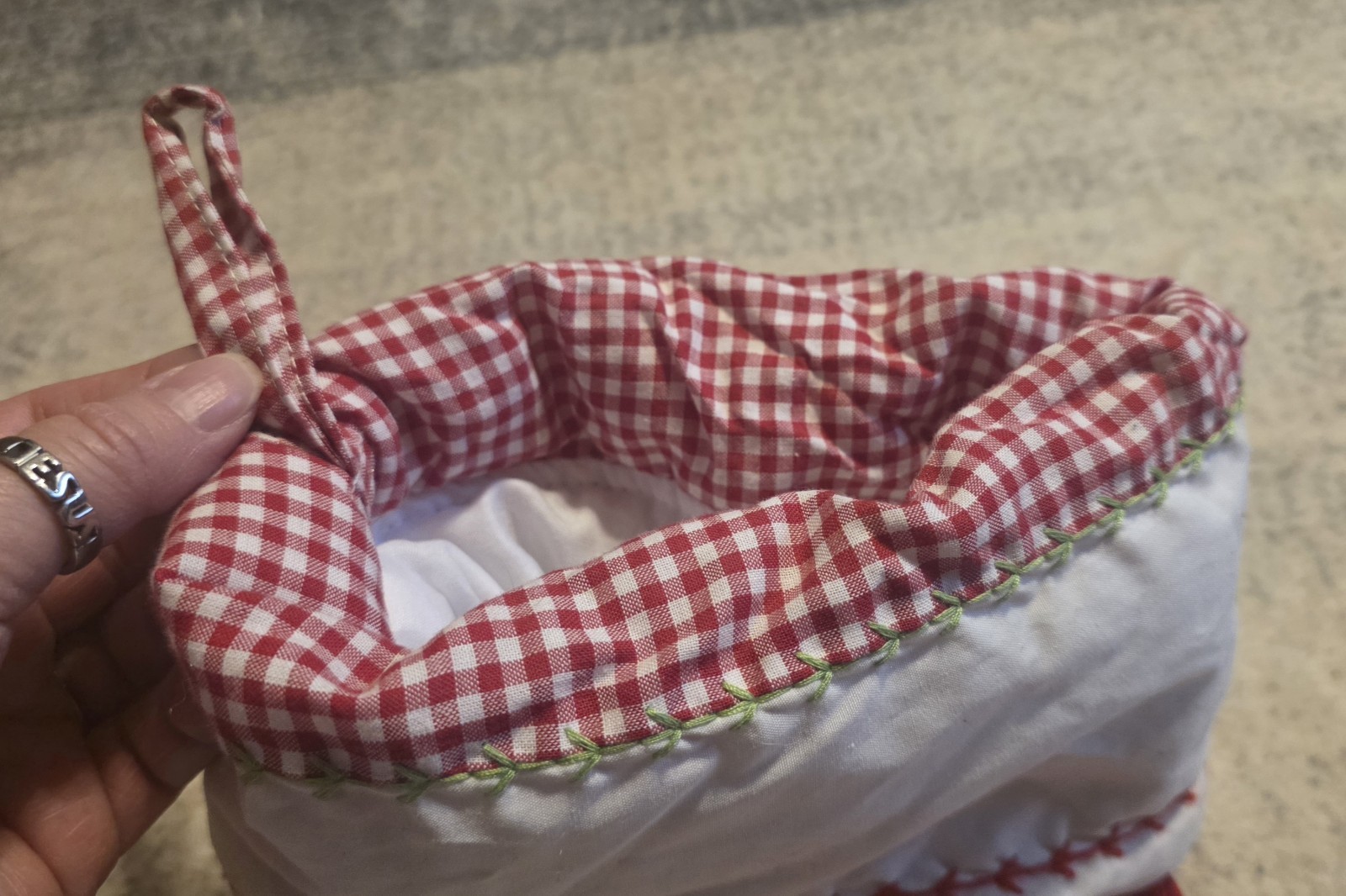 Pottery Barn Kids Blonde Ballerina Quilted 20 Inch Christmas Stocking