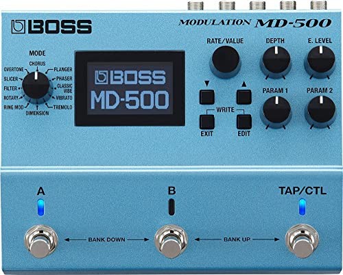 Boss MD-500 Modulation Effector Guitar Pedal Multi Effector Blue