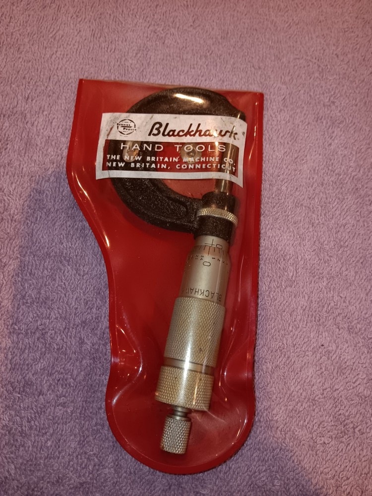 Blackhawk Micrometer New Britain Machine CO.