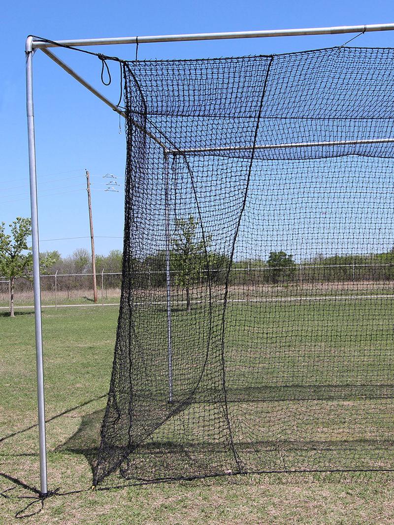 Batting Cage Netting #42-60ply Baseball Practice Nets w/ Optional Frame Kit