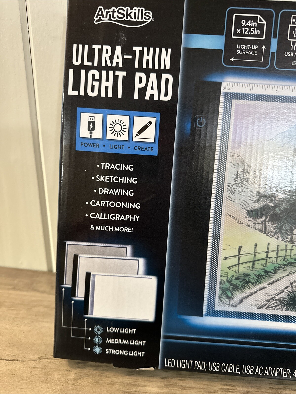 ArtSkills Ultra-Thin LED Light Pad for Tracing and Drawing