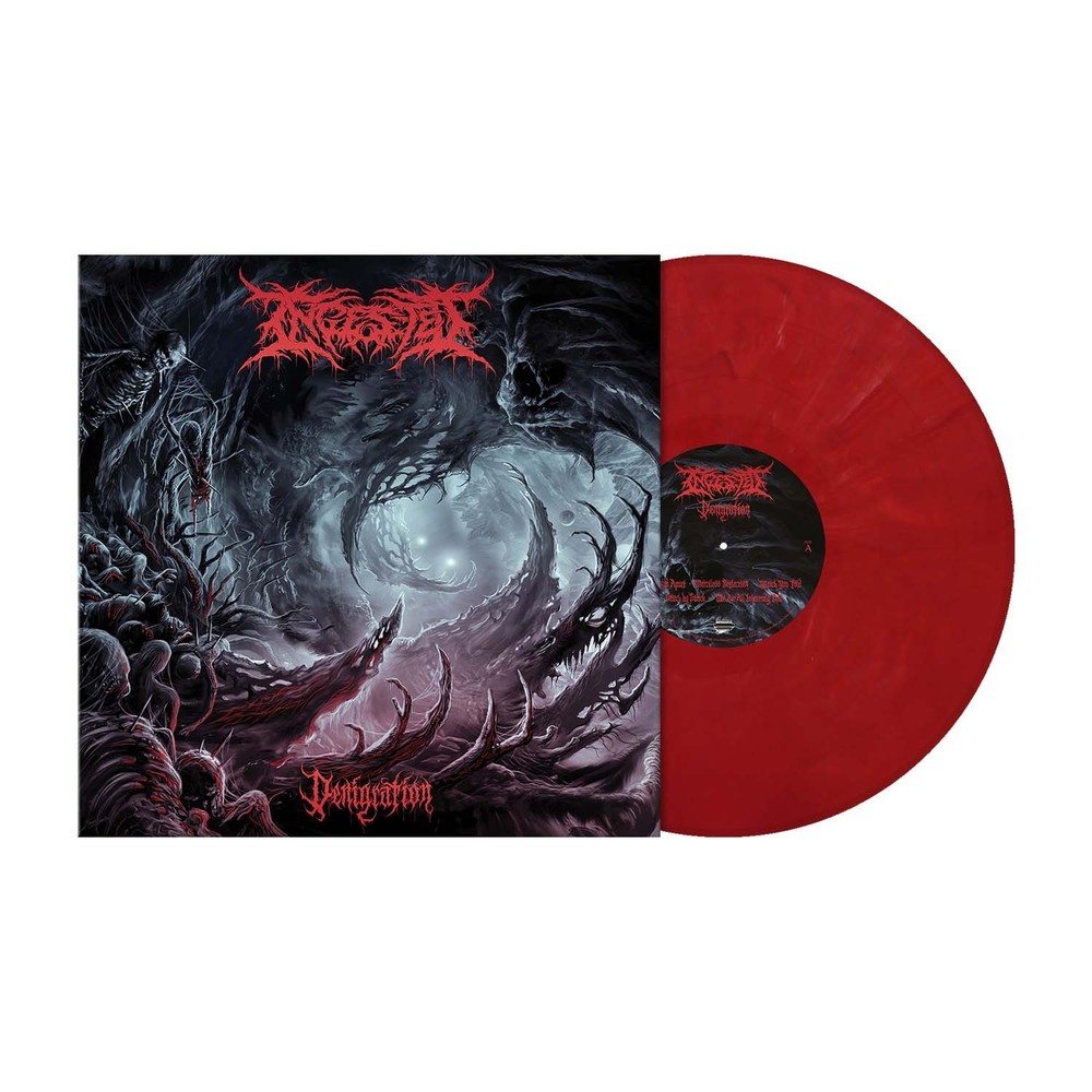 Ingested 'Denigration' Red Marbled Vinyl - (Release Date: May 8 2026)