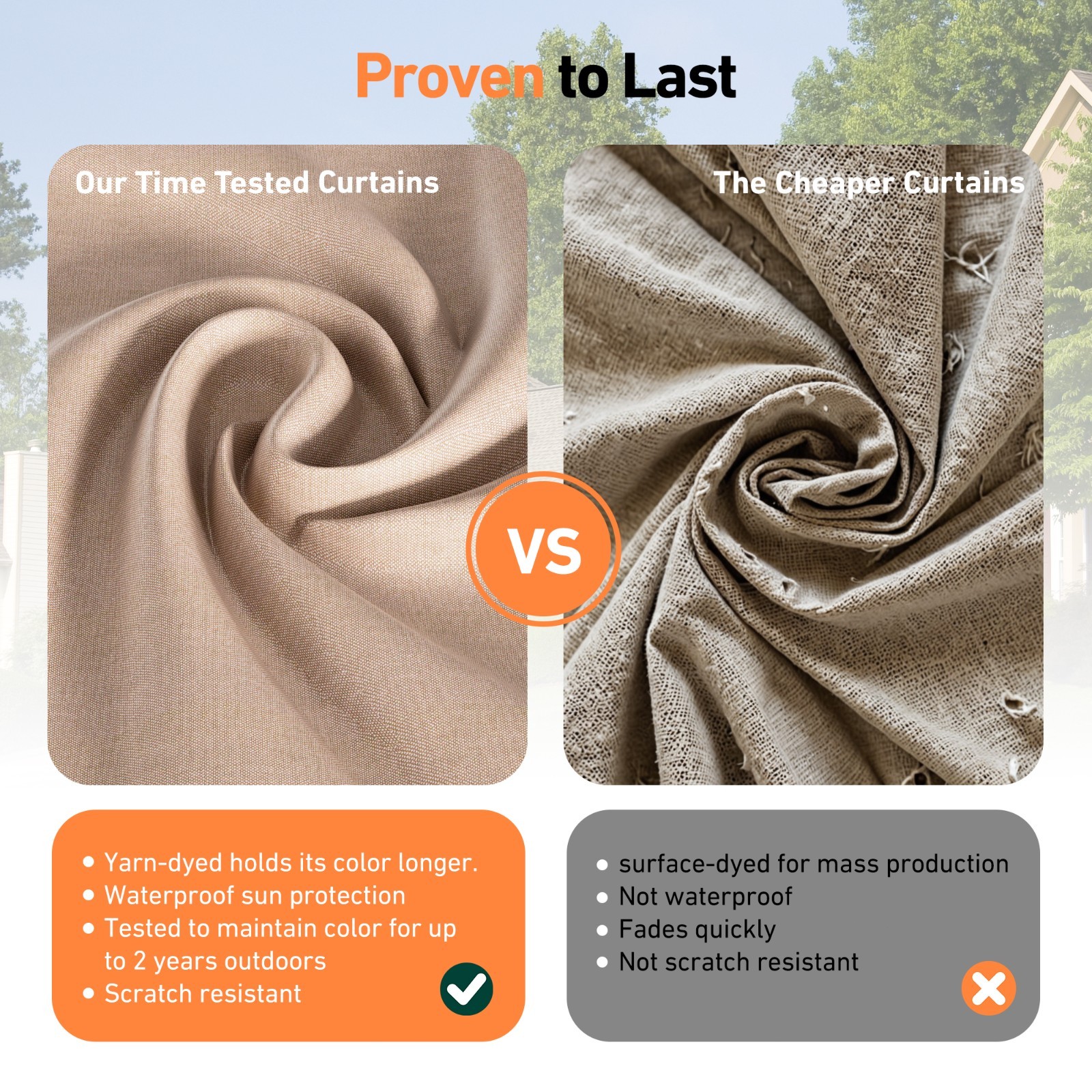 Outdoor Gazebo Privacy Curtains Replacement Universal 4/6-Panel Sidewalls