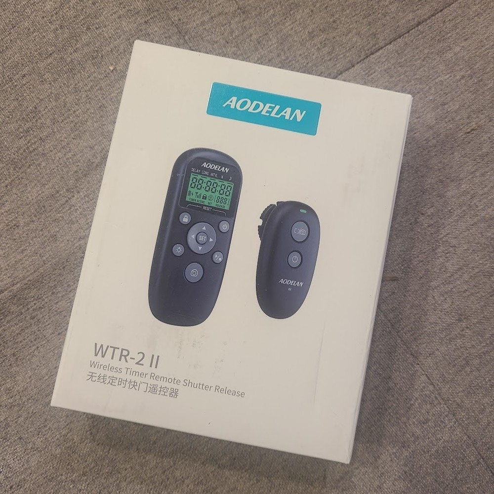 AODELAN Canon Cameras Rechargeable Timer Shutter Release Remote Control with LCD
