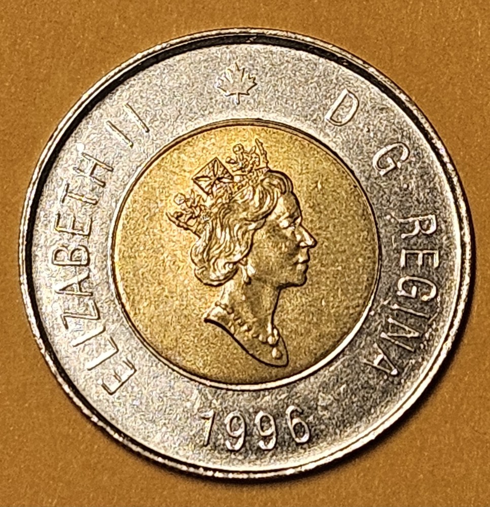 1996 Toonie Canada 2 Dollar Coin