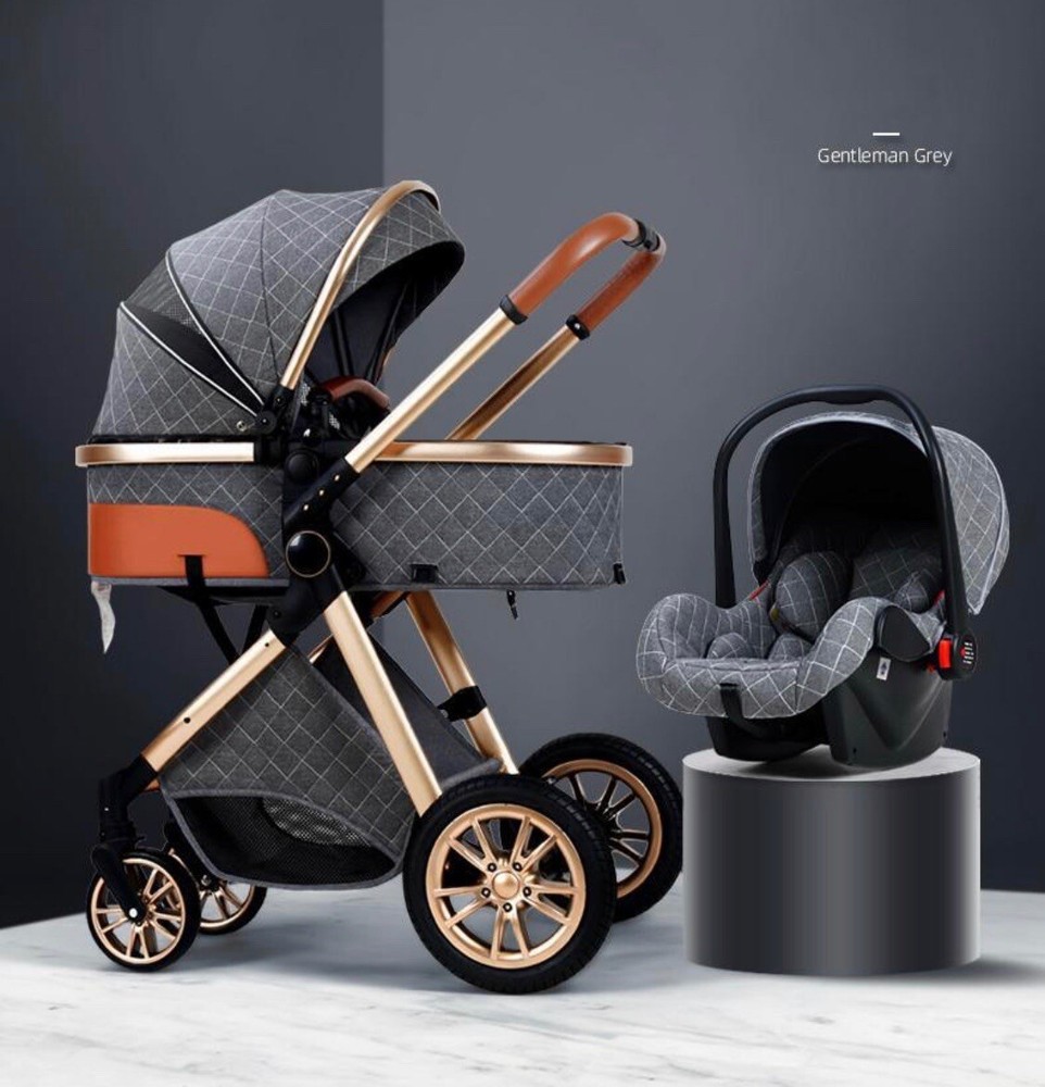 LUXURY BABY PRAM (free Capsule)