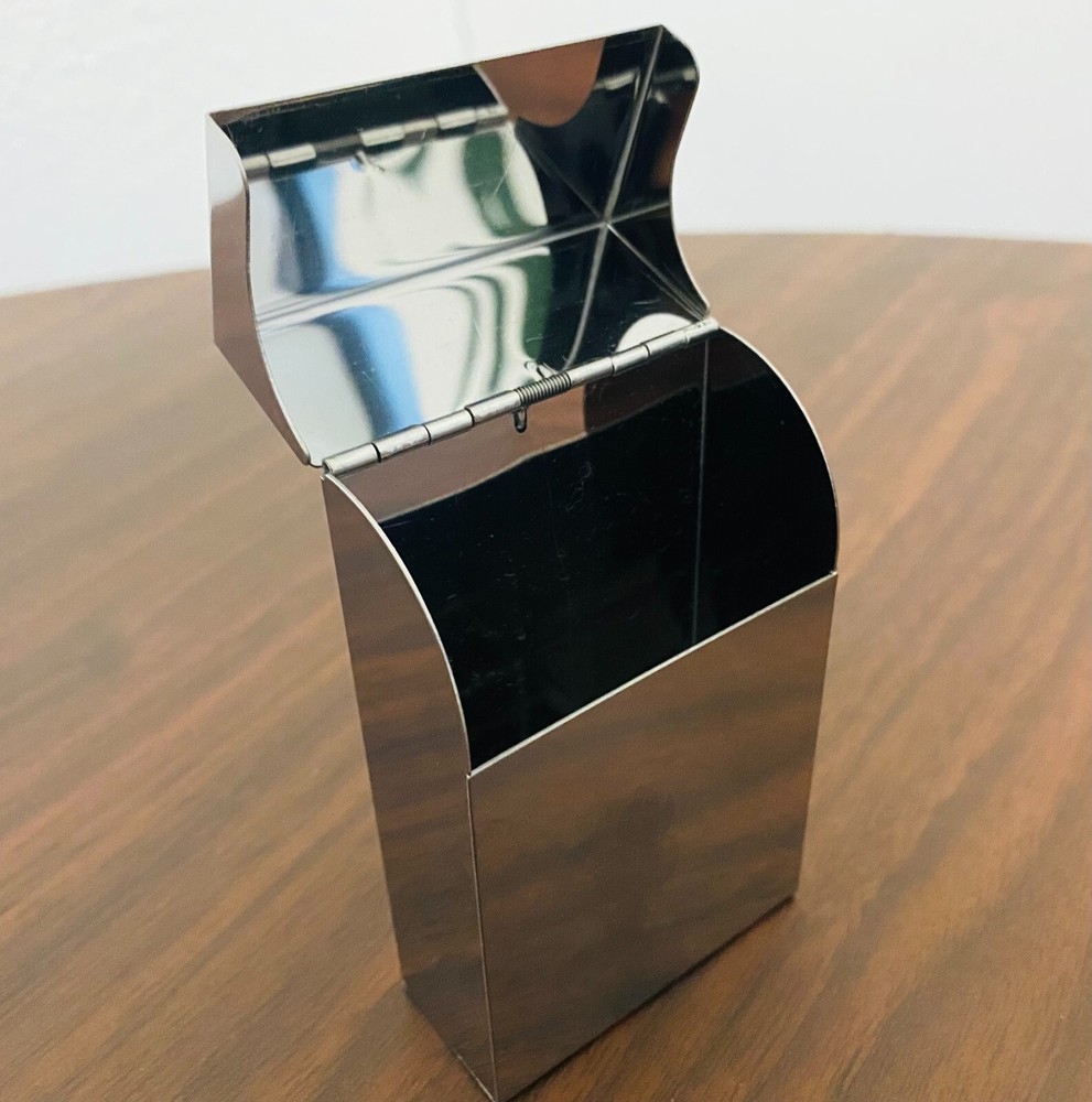 Silver SCARFACE Metallic Silver Cigarette Case TM