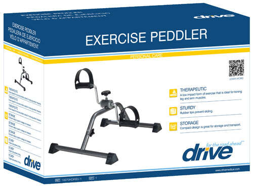 Resistive Pedal Exerciser Silver Vein Knocked-Down