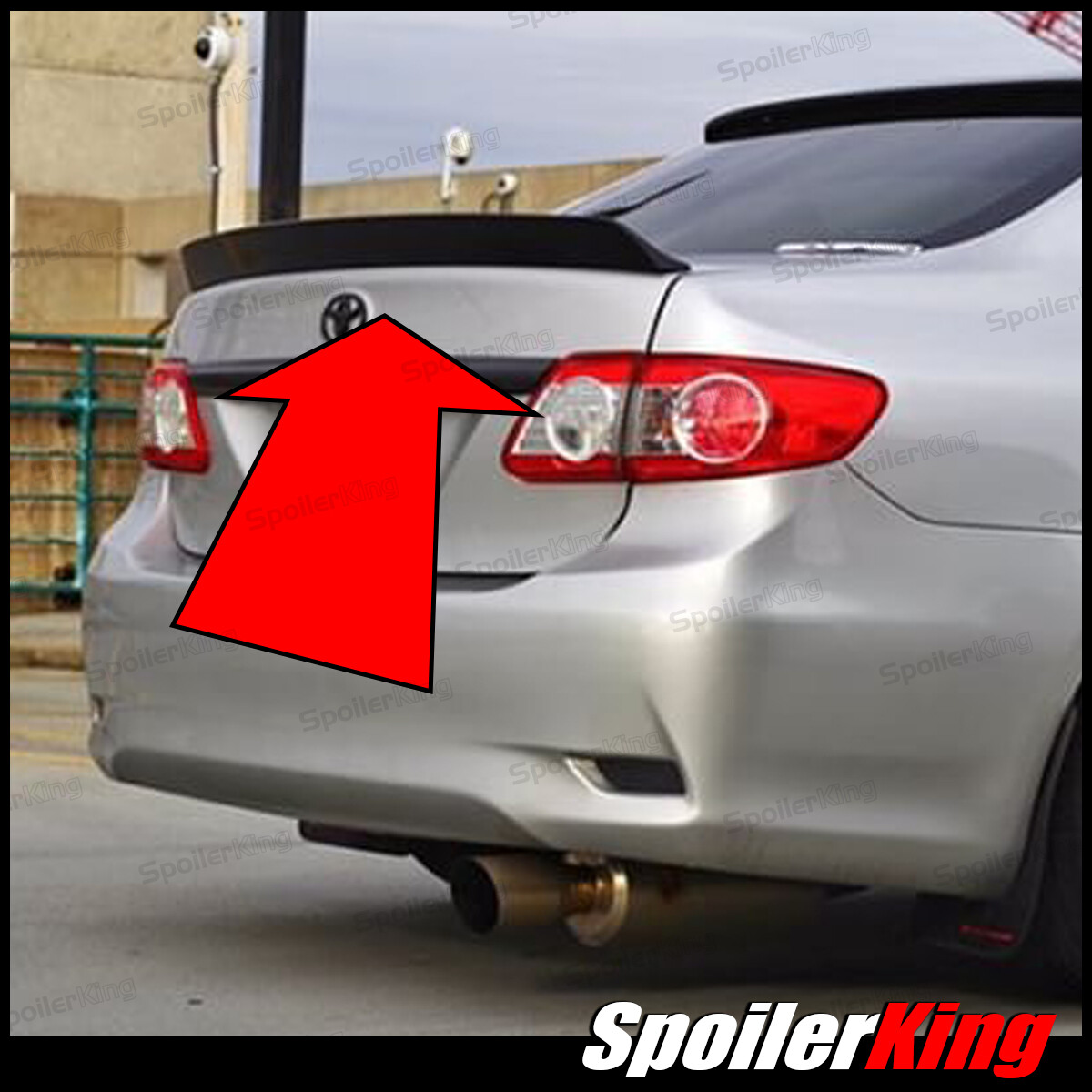 SpoilerKing #380B Universal 30"- 55" Custom Rear Polyurethane Trunk Spoiler Wing