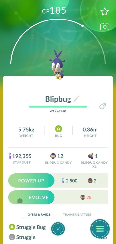 Pokémon Blipbug Go TD