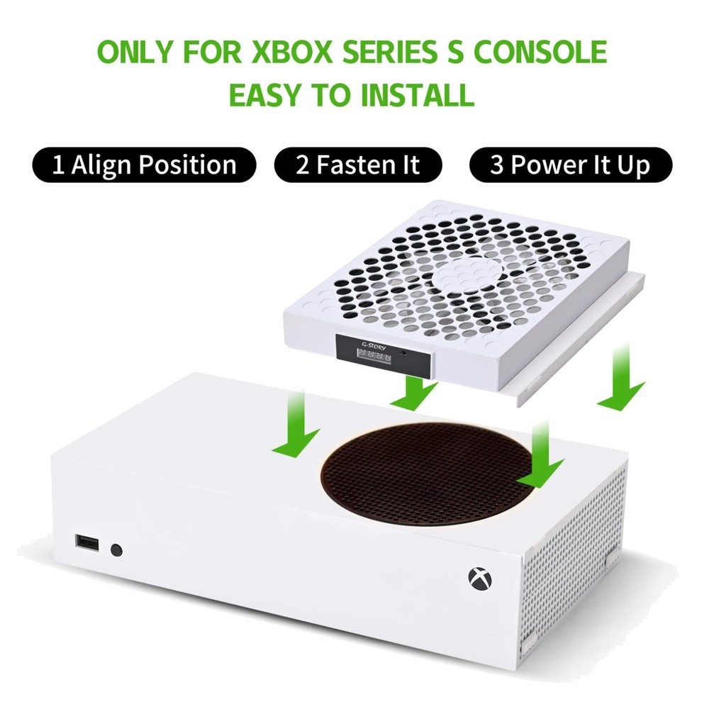 Automatic Speed Adjustable Cooling Fan for Xbox