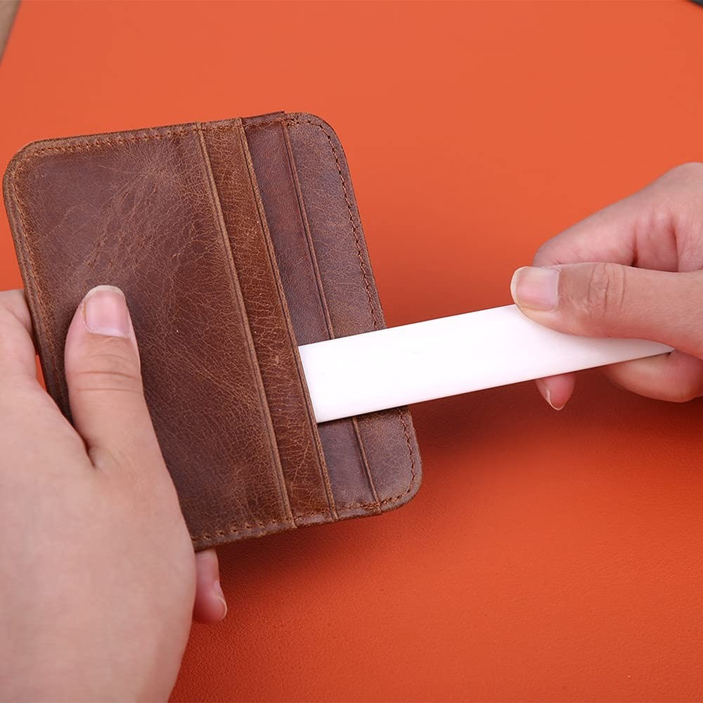 8 PCS Bone Folder Tool, Plastic Bone Folder Paper Creaser Set Scoring Tool fo...