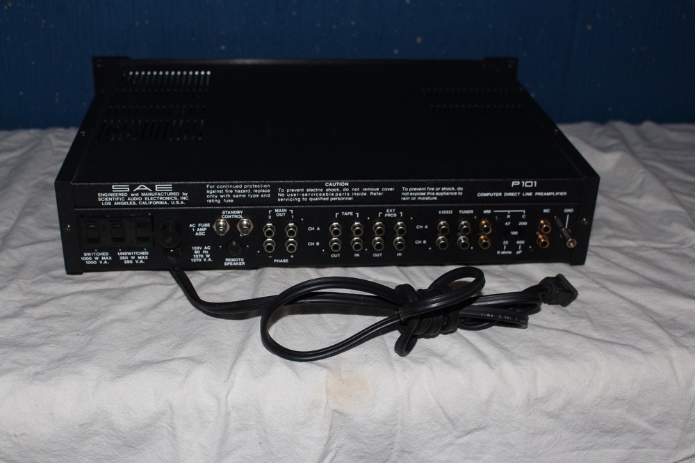 SAE P101 DIRECT LINE PREAMPLIFIER - Scientific Audio Electronics