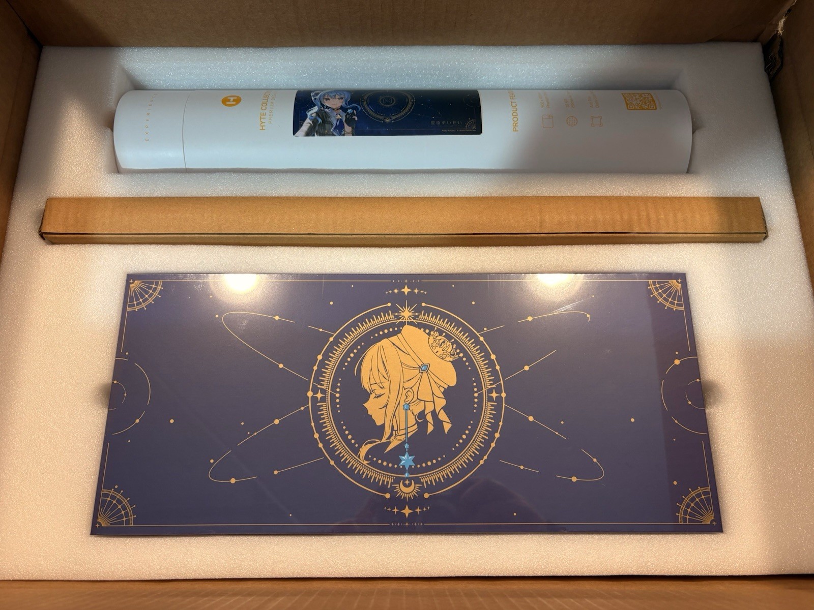 HYTE and hololive VTuber Hoshimachi Suisei Collaboration Keycap & Mouse Pad Set