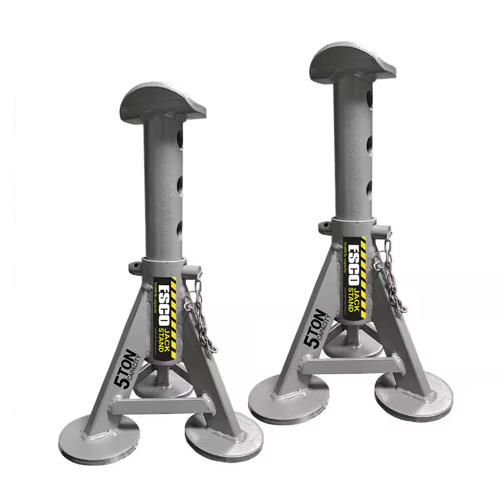 5-Ton Performance Axle Top Post Jack Stands (Pair)