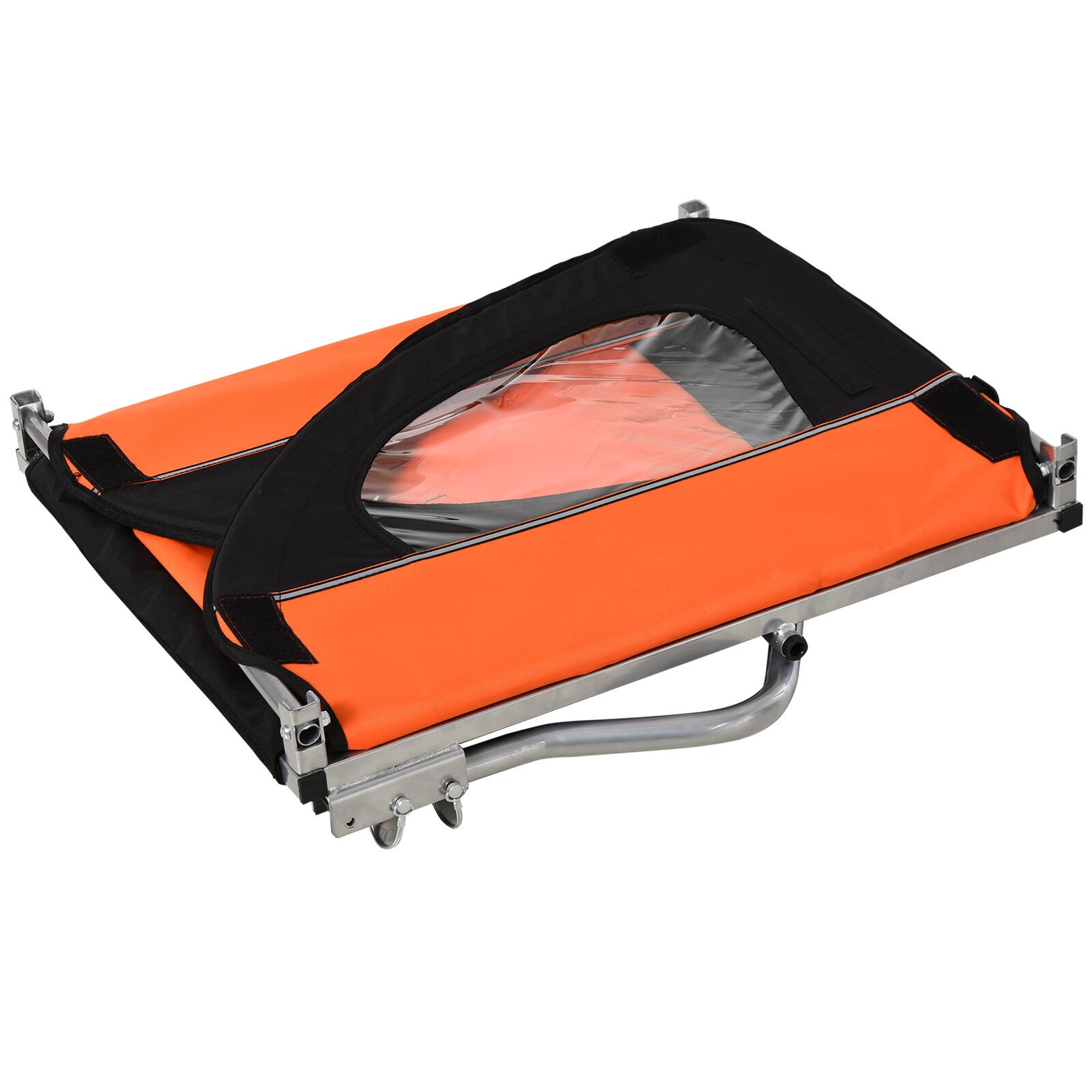 2-Seat Kids Child Bicycle Bike Trailer with 5-Point Safety Harnesses Foldable