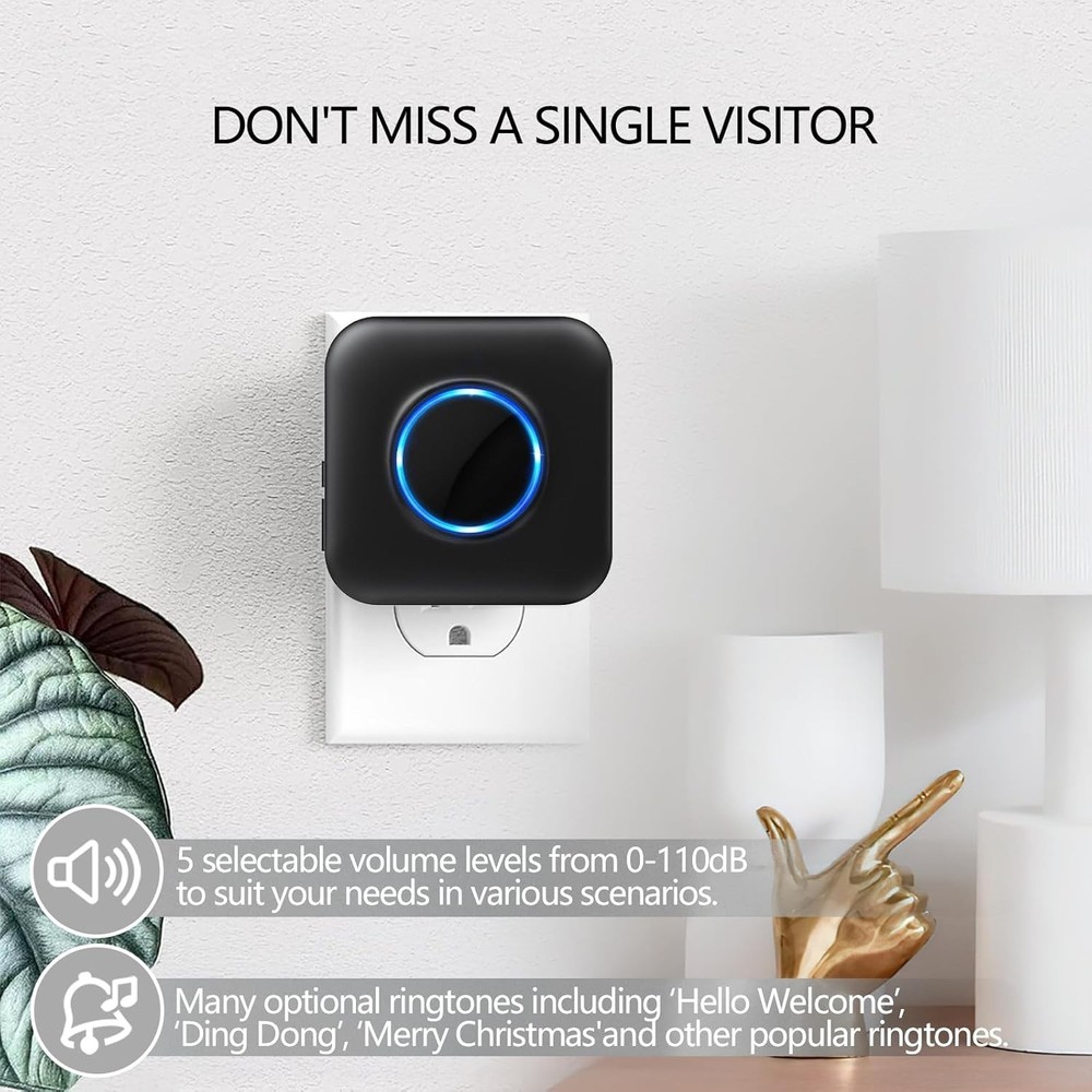 Wireless Doorbell Chime for Blink - Extend Range & Volume
