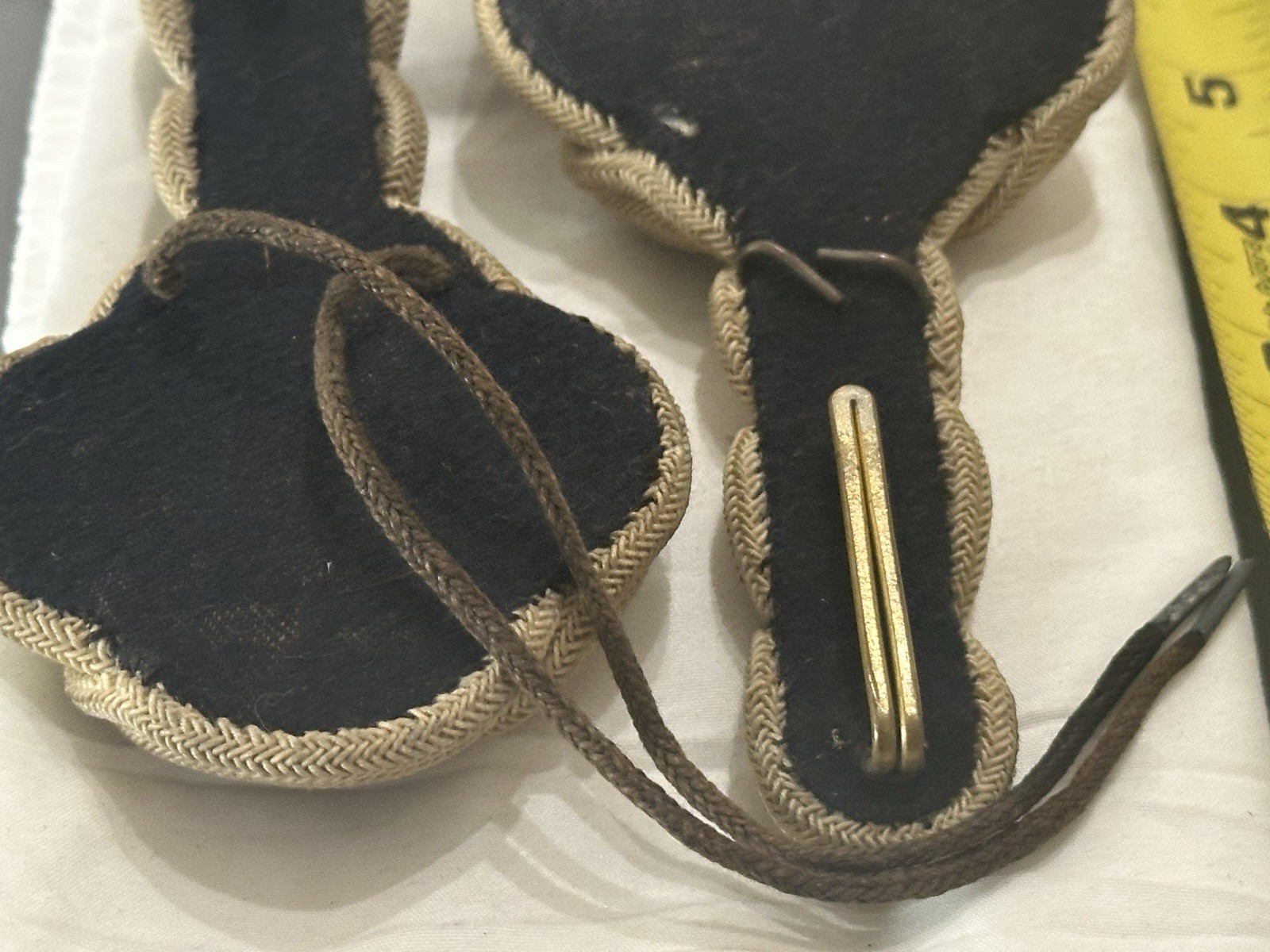 Pair Quartermaster M1885 Musicians Dress Knotts. A Very Rare Collectible.