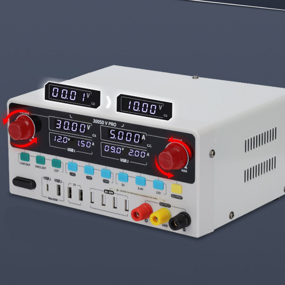 High Precision Adjustable DC Regulated Power Supply Laboratoryrging Tool 30V 5A