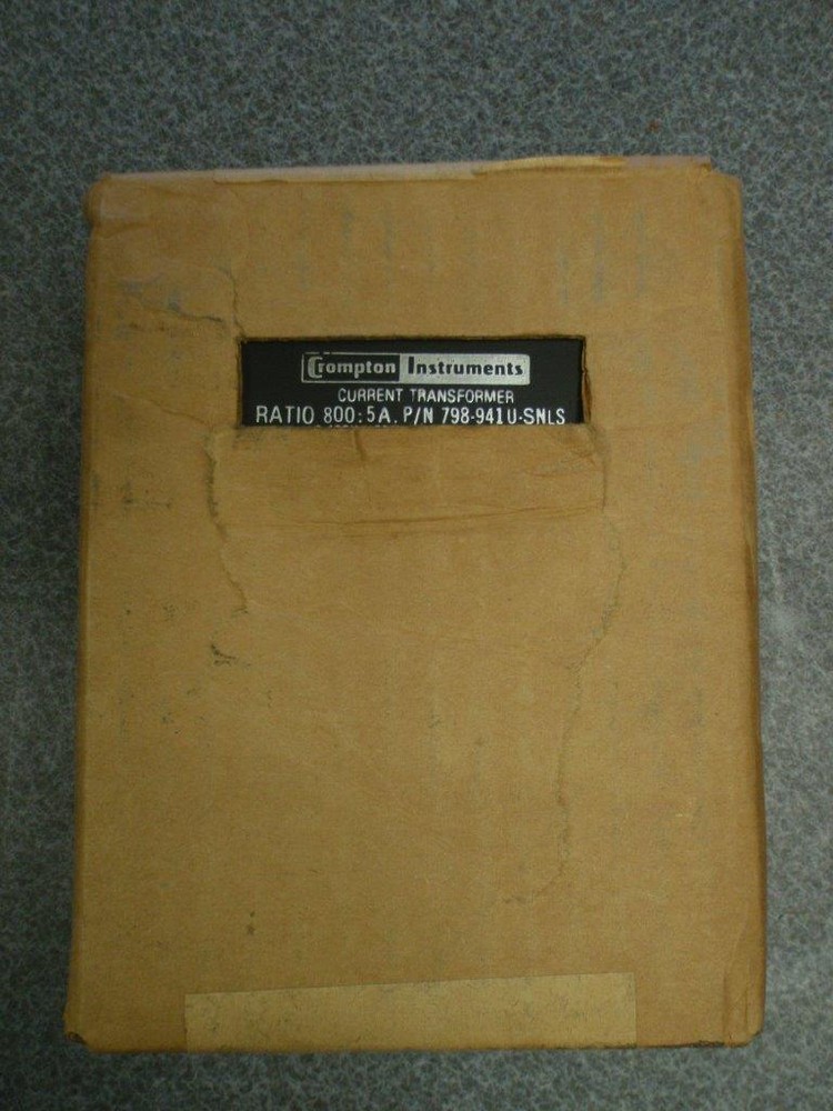 Crompton Instruments 800:5A 798-941 U-SNLS Current Transformer *NEW*