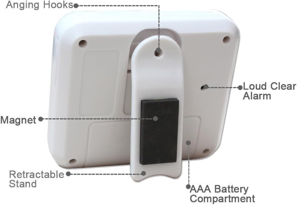 XREXS Digital Kitchen Timer Magnetic Countdown up Cooking Timer Clock with Magne