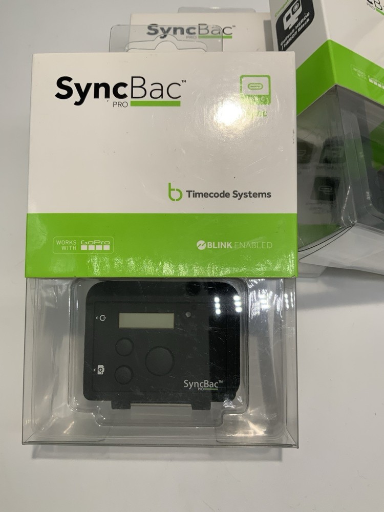 Lot of 4 - Timecode Systems SyncBac PRO USB-C for GoPro - Wireless TimeCode Sync