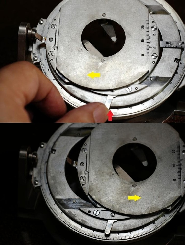 microscope antique Microscope Accessory No. 16 "Leitz Universal Stage UT2" USED