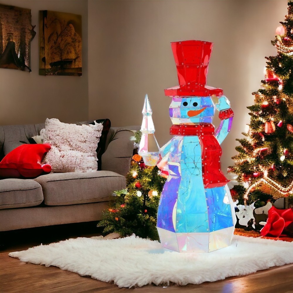 PRISM LIT SNOWMAN 24