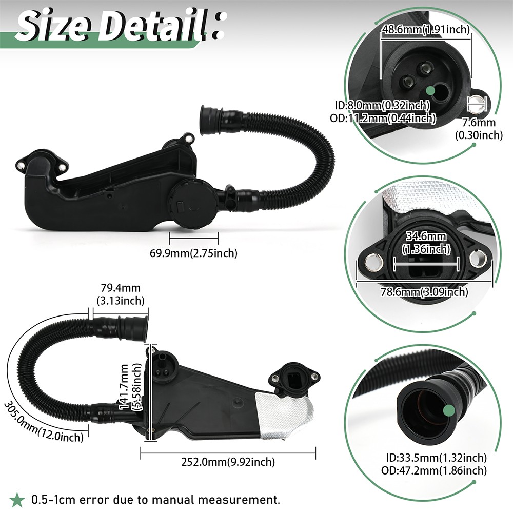 Ford OEM Crankcase Filter 2023-2024 6.7L Powerstroke Upgrade For 11-22 Models