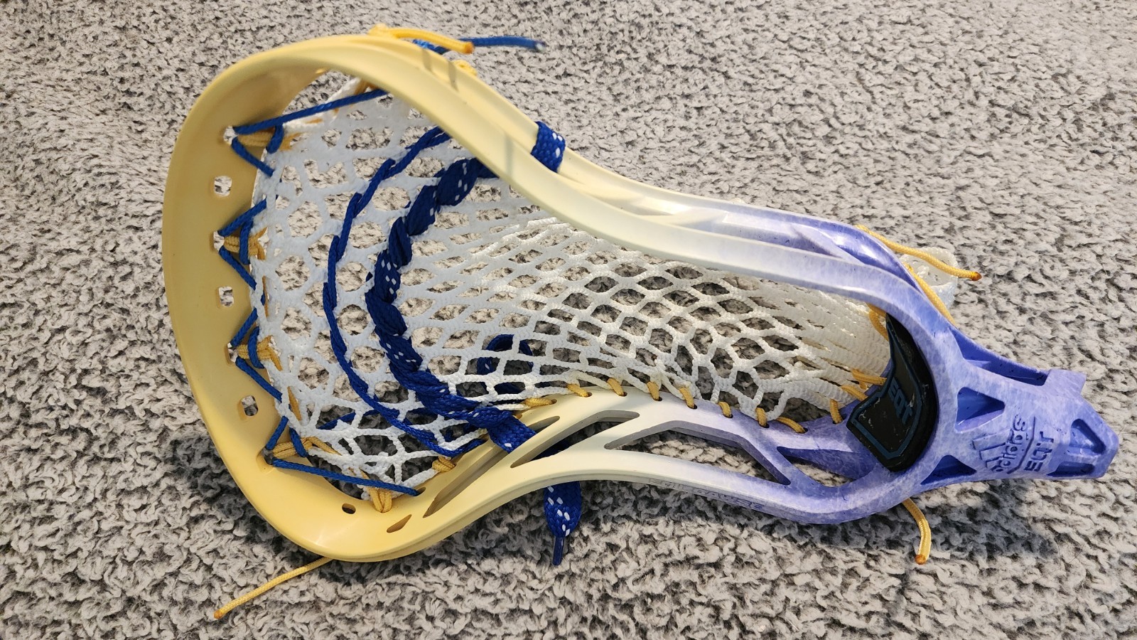 Custom Dyed and Strung STX Ultra Power - black - purple - white fade