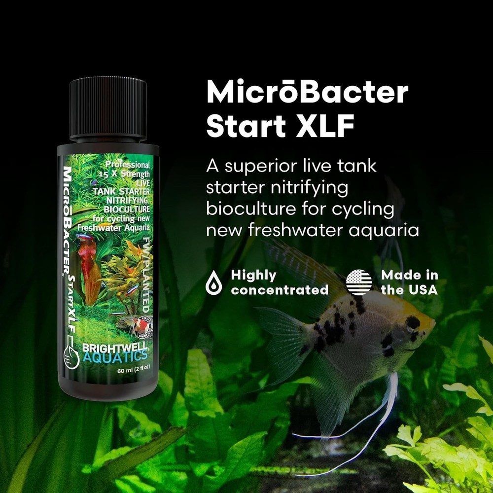 MicroBacter Start XLF - Concentrated Freshwater Nitrifying Bacteria - Quick S...
