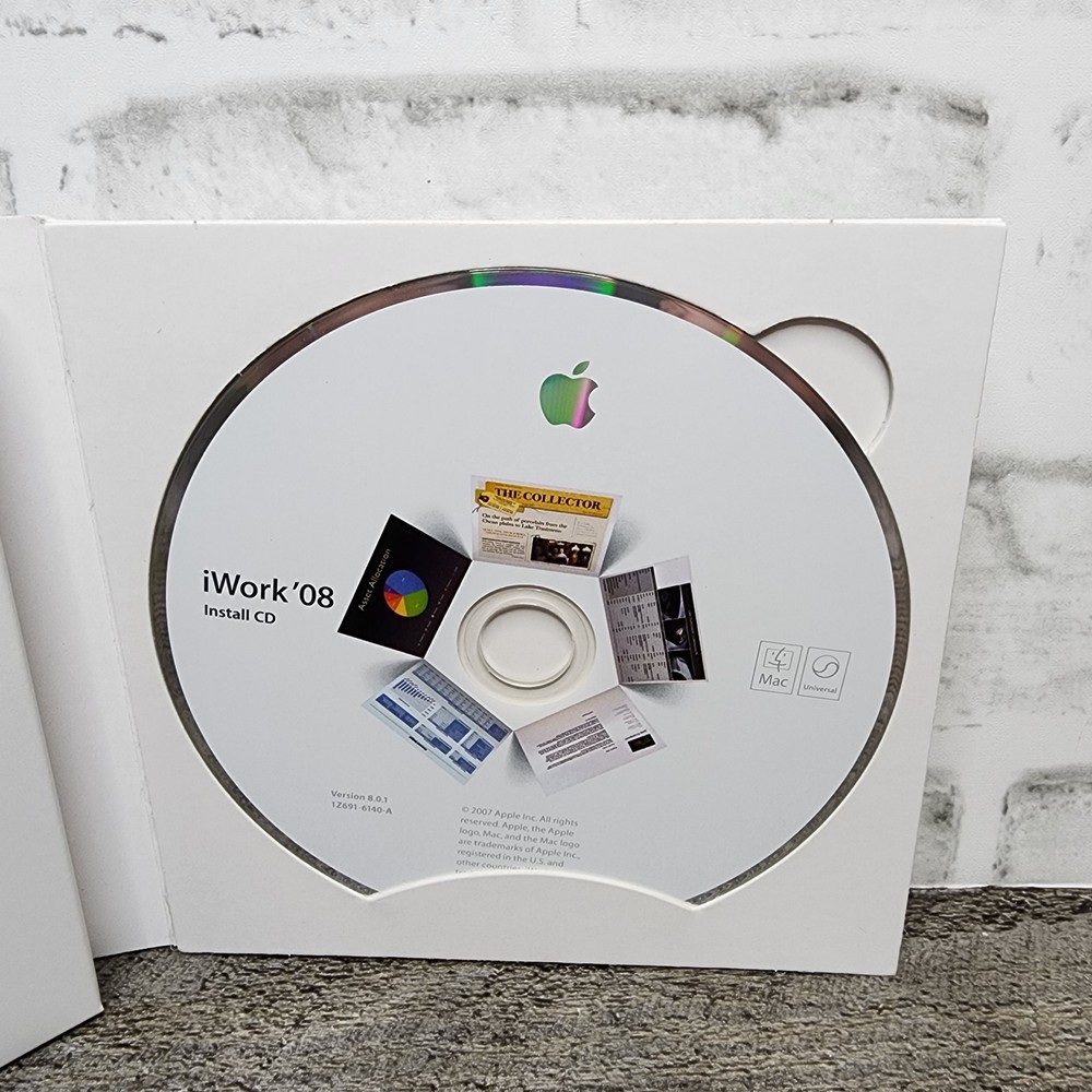 iWork 2008 Retail Pack for Apple Macintosh OS