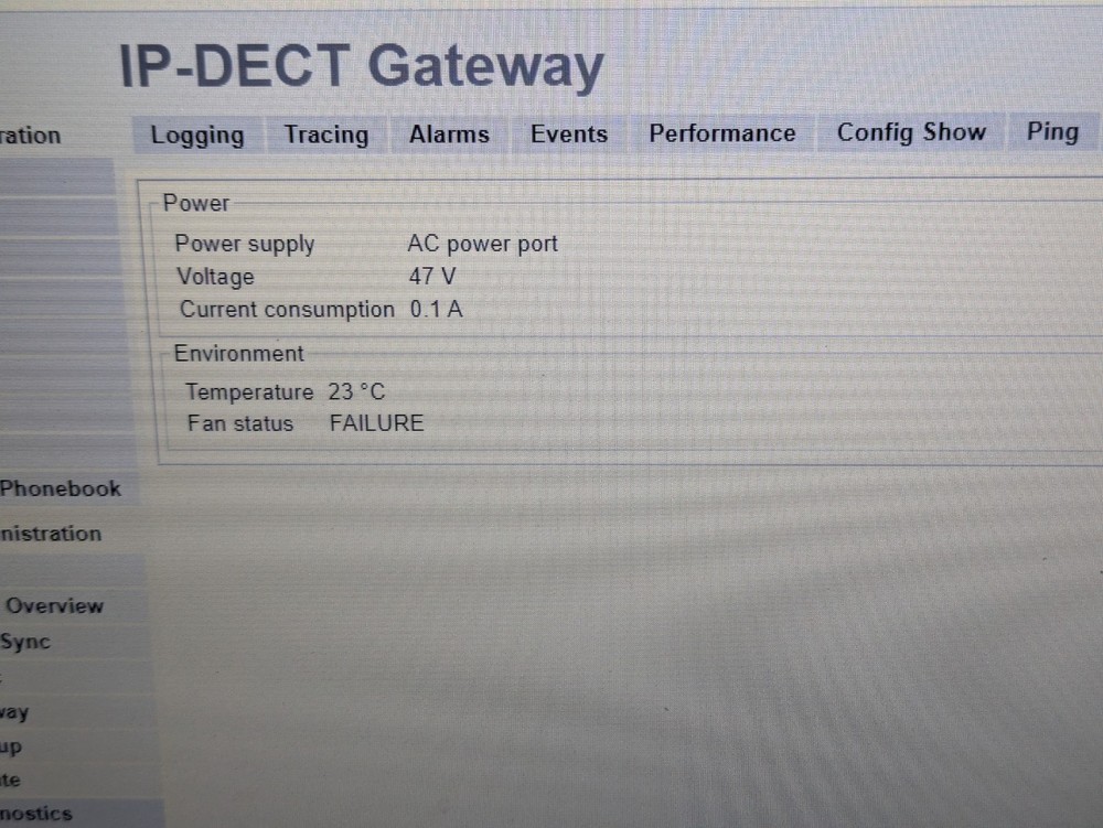 Ascom IPBL1-AA/4A IP-DECT Gateway Module | Boots to GUI | READ DESCRIPTION - Fan