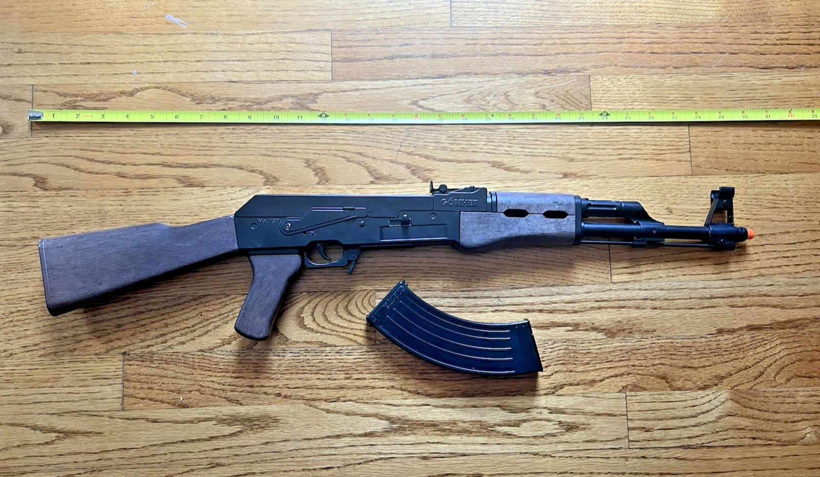 Gonher AK-47 Style Cap Gun Rifle - Black Finish 138/6 * Made in Spain