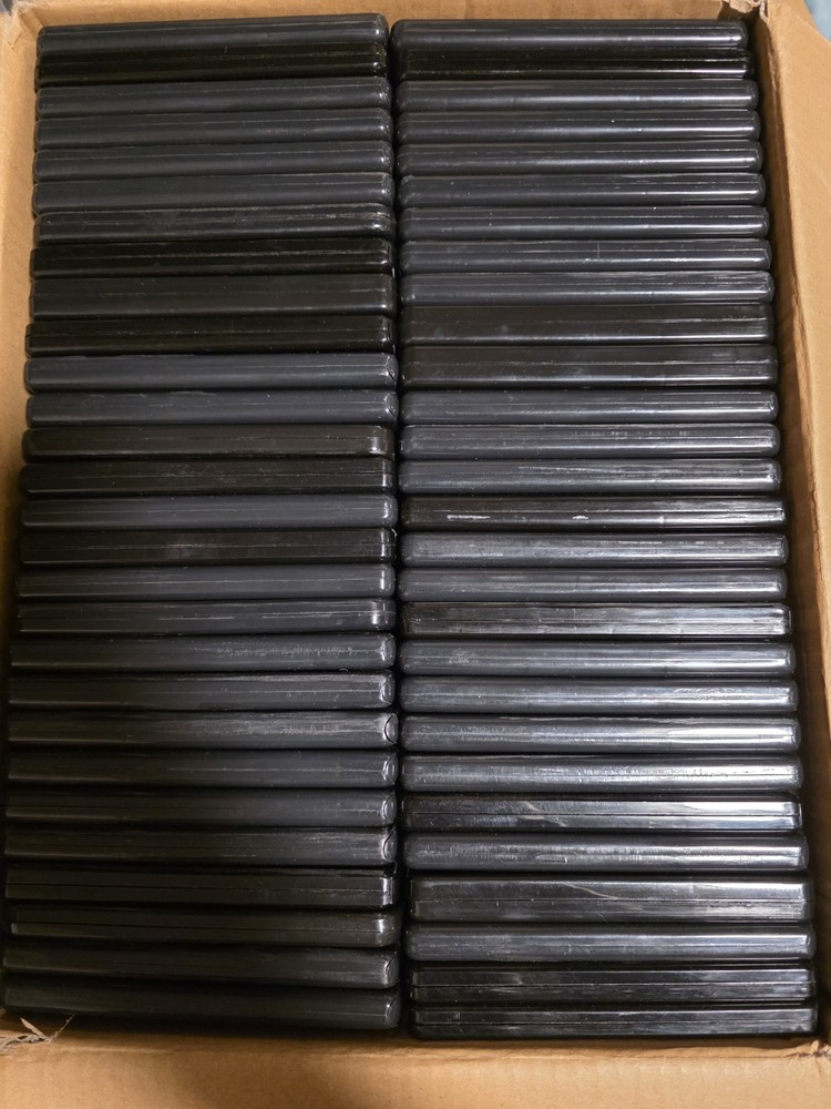 (58) 4K UHD Blu-Ray Empty Replacement Cases Single Double Capacity Standard Size