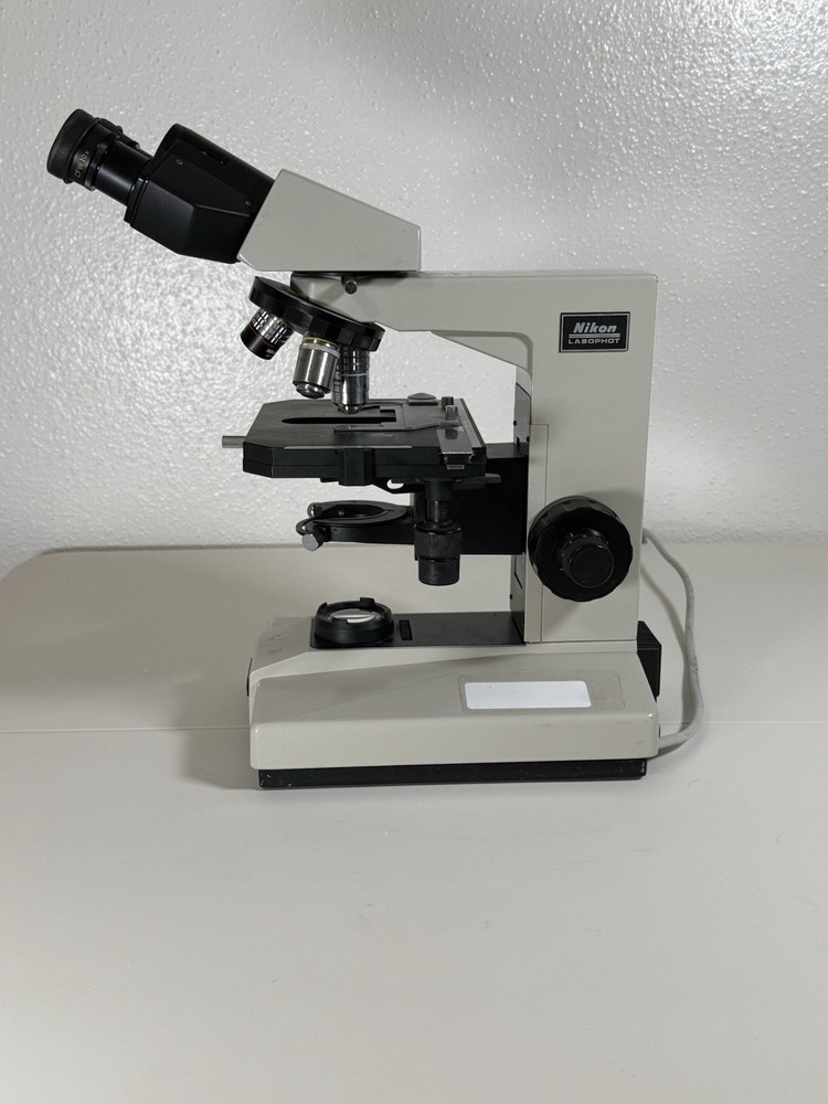 Nikon Labophot Binocular Microscope 10x 40x Objectives - Missing condenser