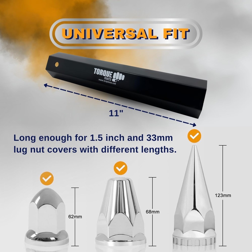 Lug Nut Cover Tool Remover Socket Semi Truck Universal
