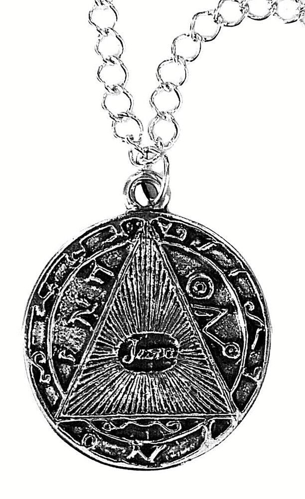 HELP READ THOUGHTS NECKLACE PEWTER  MAGICK WICCAN PAGAN