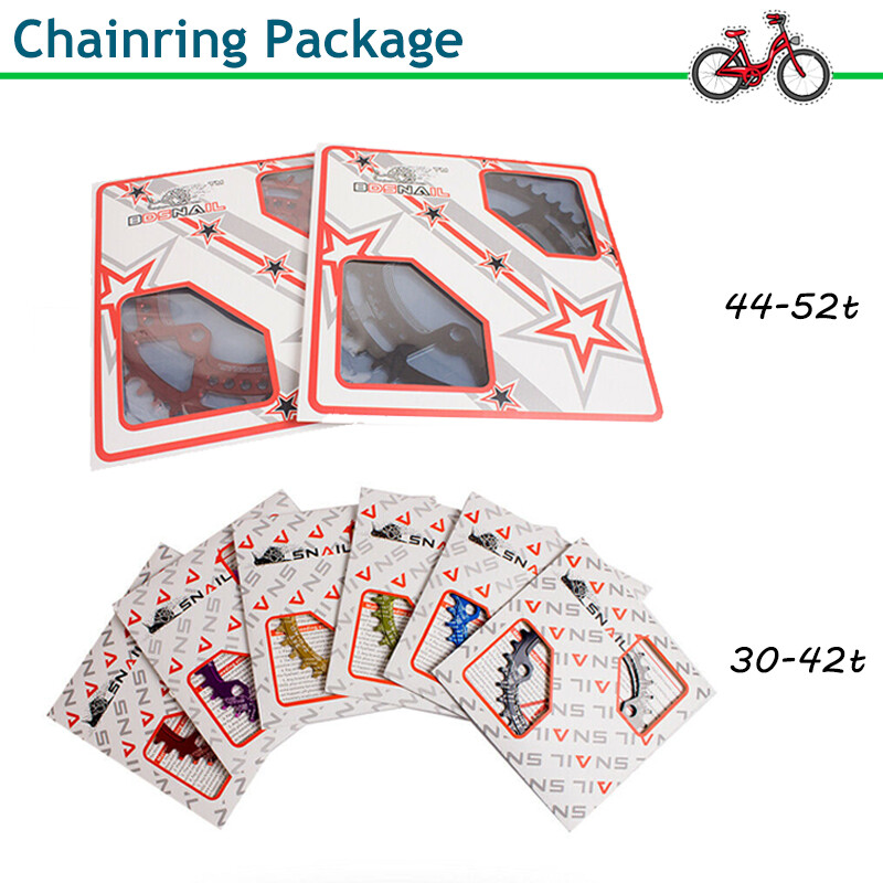 SNAIL 30-52T 104BCD Narrow Wide MTB Bike Chain Ring Single Chainwheels Crankset