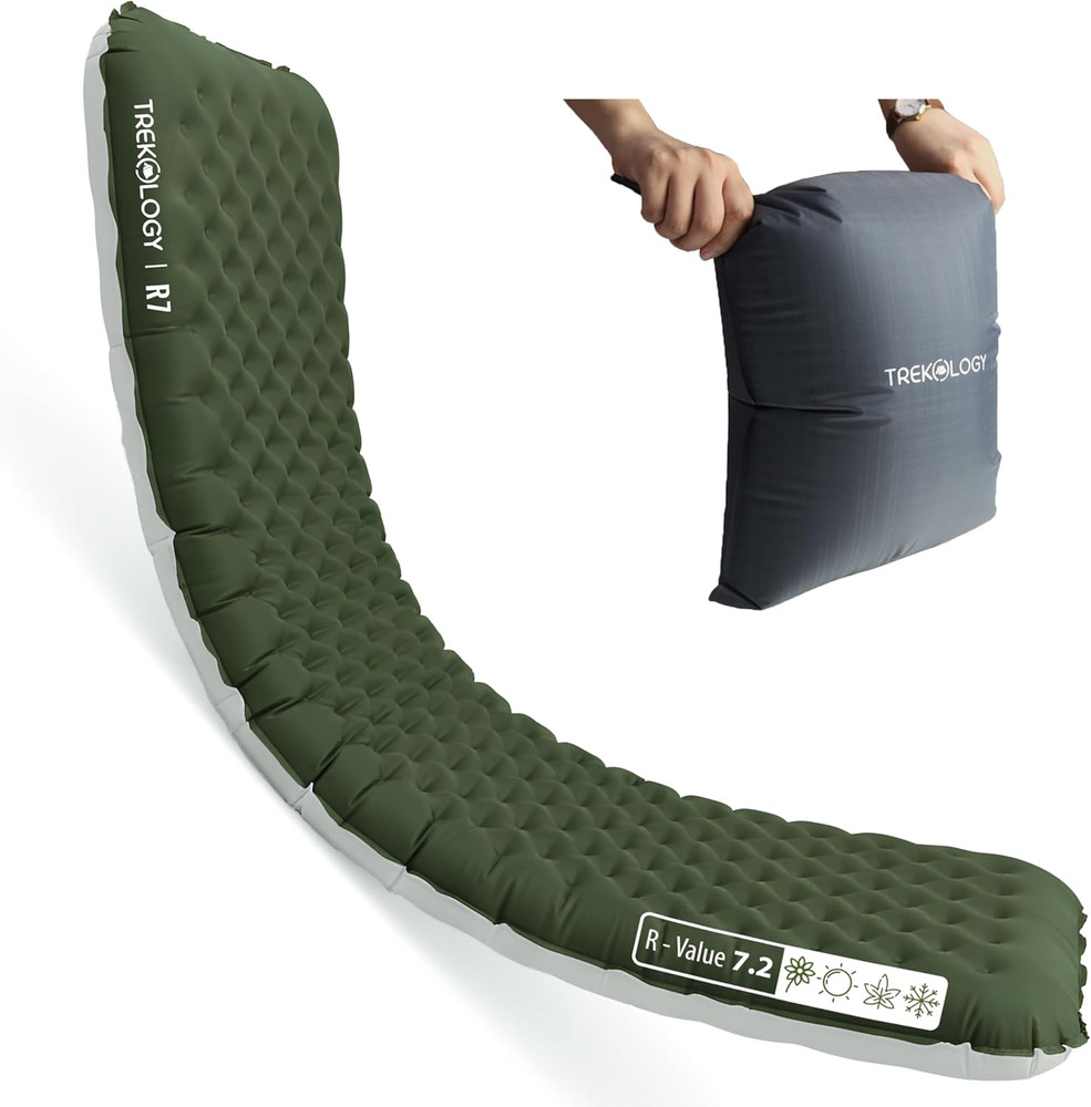 Camping Sleeping Pad + 30L Pump Sack Bundle – Ultralight 4" Thick Inflatable Sle